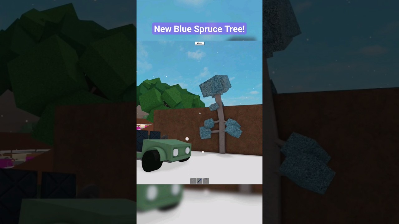 НОВОЕ ДЕРЕВО: Голубая ель добавлена ​​в Lumber Tyccon 2 к Рождеству! #roblox