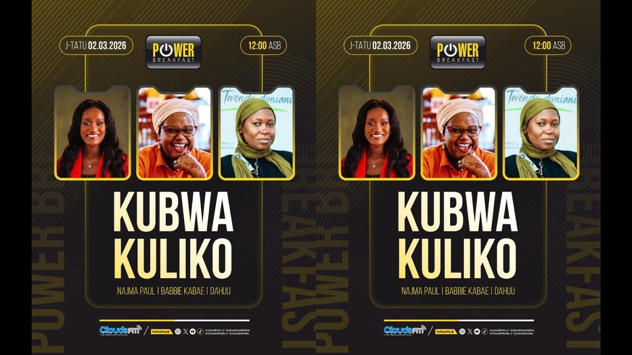 LIVE: POWER BREAKFAST I YA MALKIA WA NGUVU I RIPOTI YA BONGE I KUDONOA MAGAZETINI I 02.03.2026.