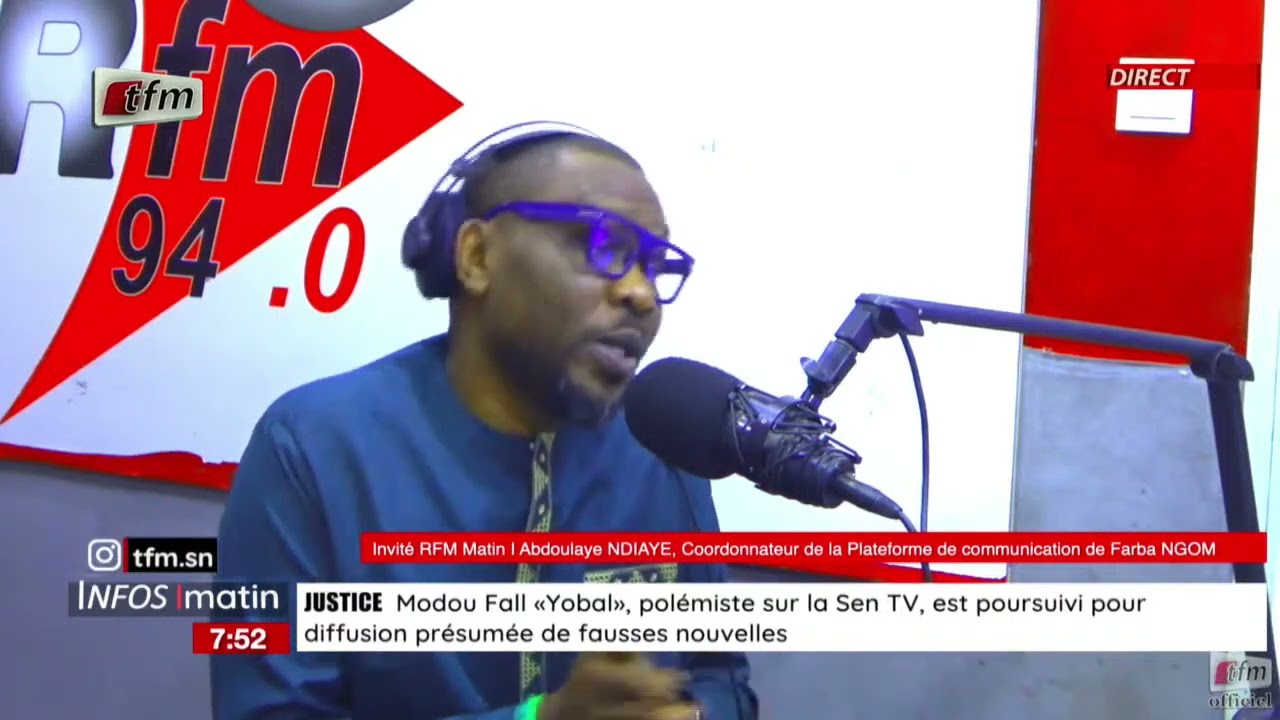 l'invité de rfm matin | Abdoulaye Ndiaye, coordonnateur de la plateforme de communication farba NGOM