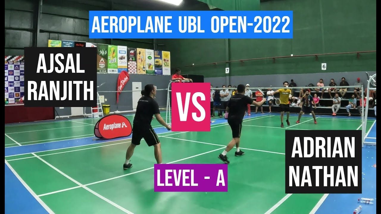 Ajsal Ranjith VS Adrian Nathan || Dubai || MDA Badminton Tournament