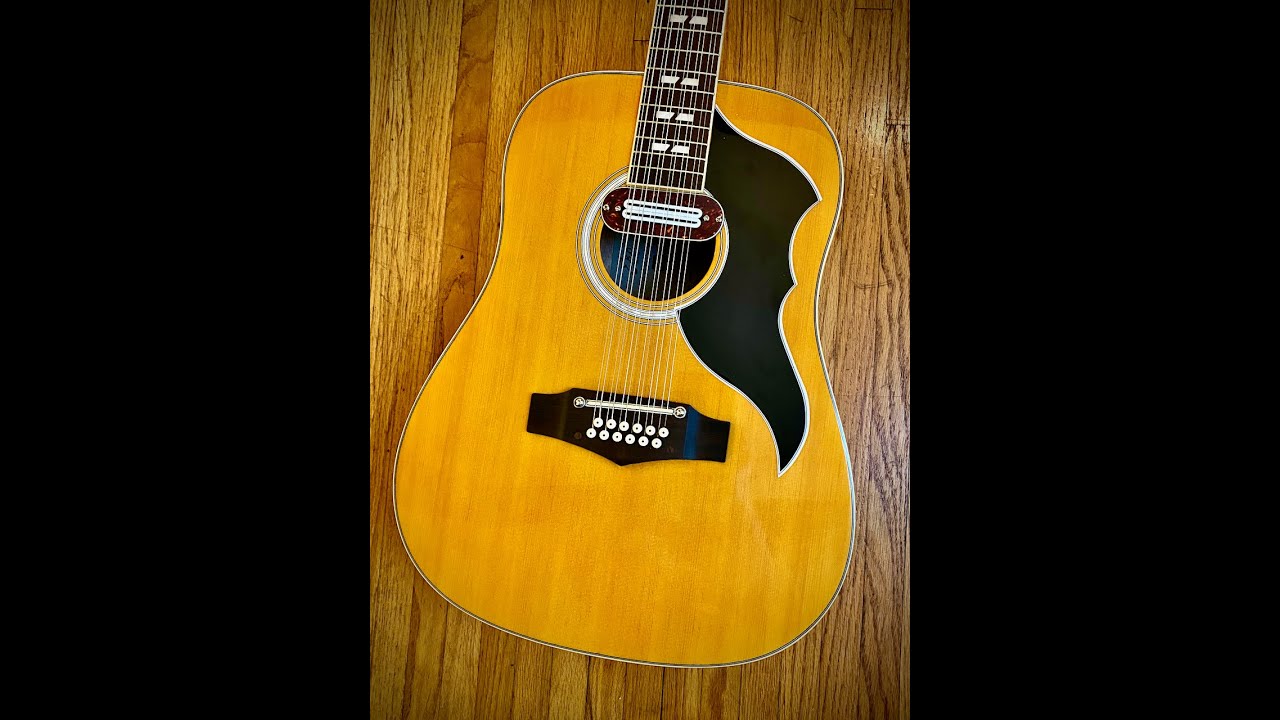 EKO Ranger Baritone Acoustic Electric XII String Guitar