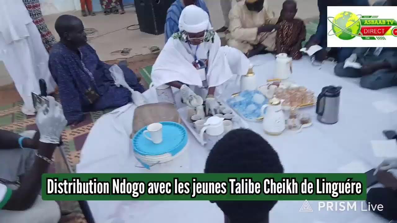 Distribution ndogo par les jeunes talibes cheikh de Linguere 