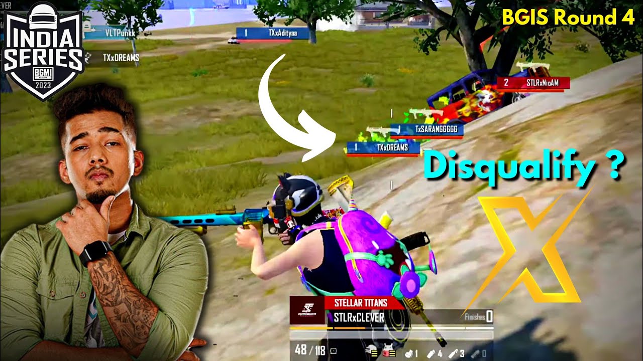 Team X Spark Disqualify Chances  | Team Blind Domination | BGIS ROUND 4 Day 1 (Group B)