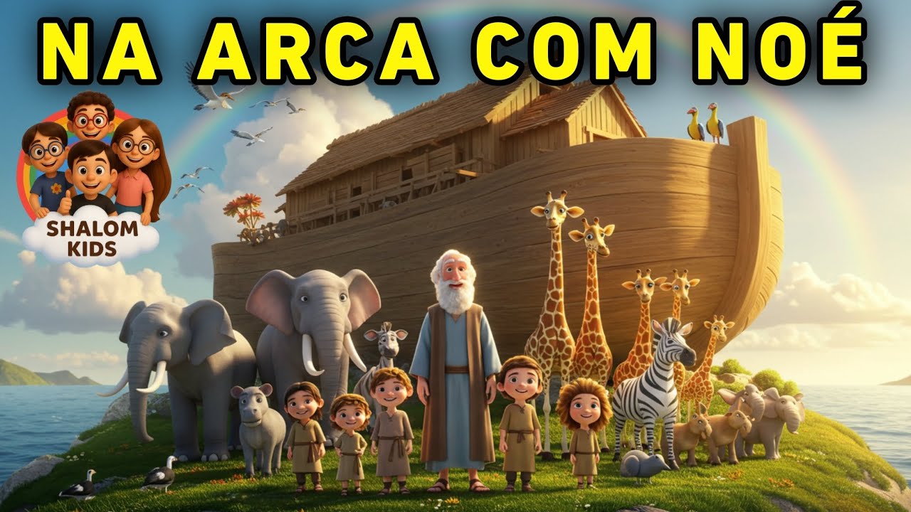 NA ARCA COM NO&Eacute; - OFICIAL SHALOM KIDS