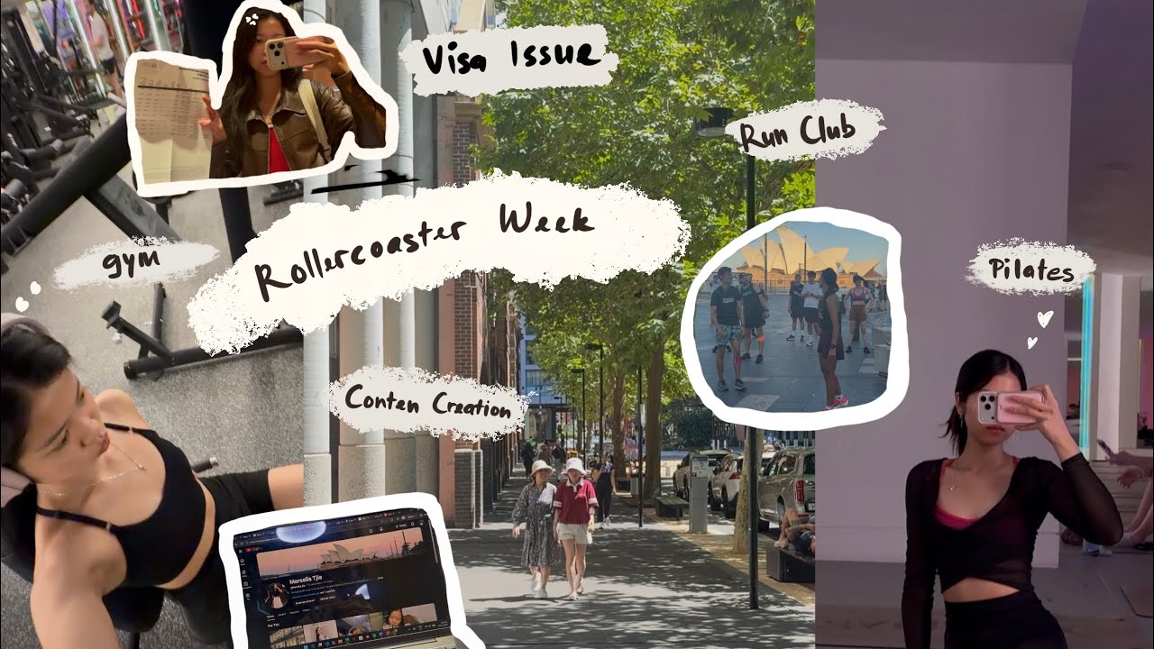 Unfiltered life as International student in Sydney | Visa problem 😩| Pilates 🩰| Run Club |