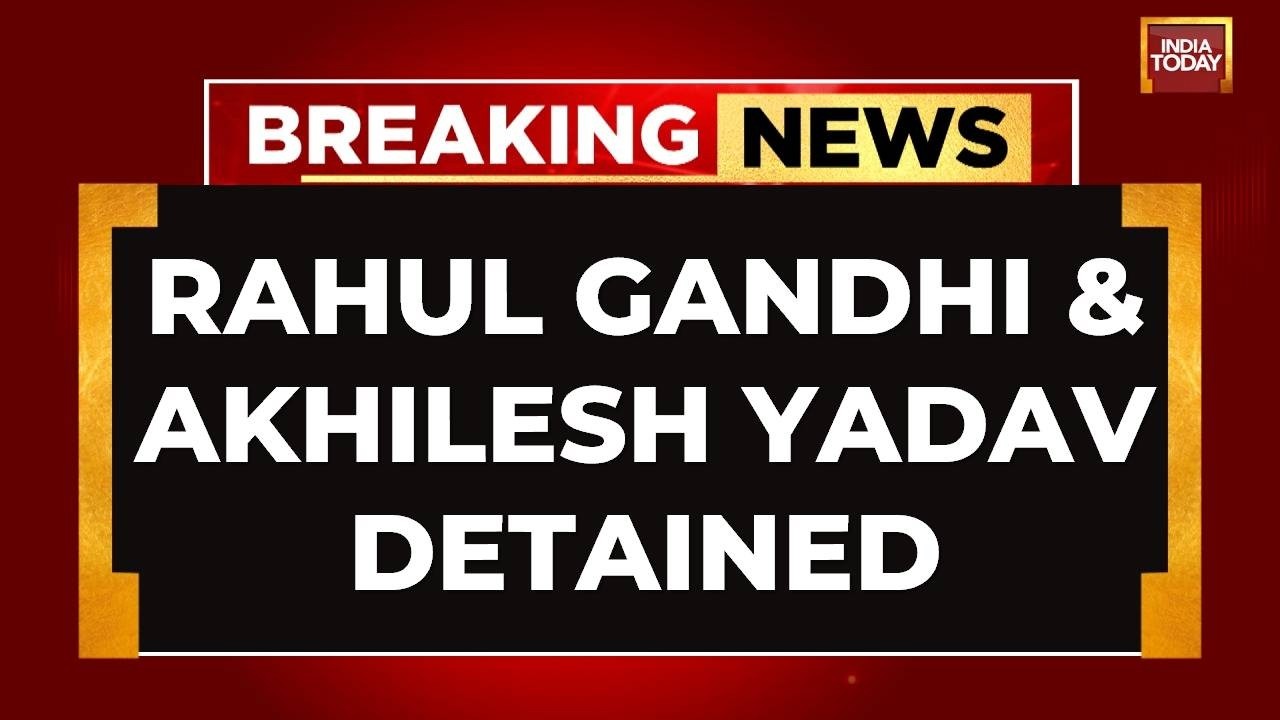 Breaking News: Rahul Gandhi And Akhilesh Yadav Detained By Delhi Police From Congress Protest Site