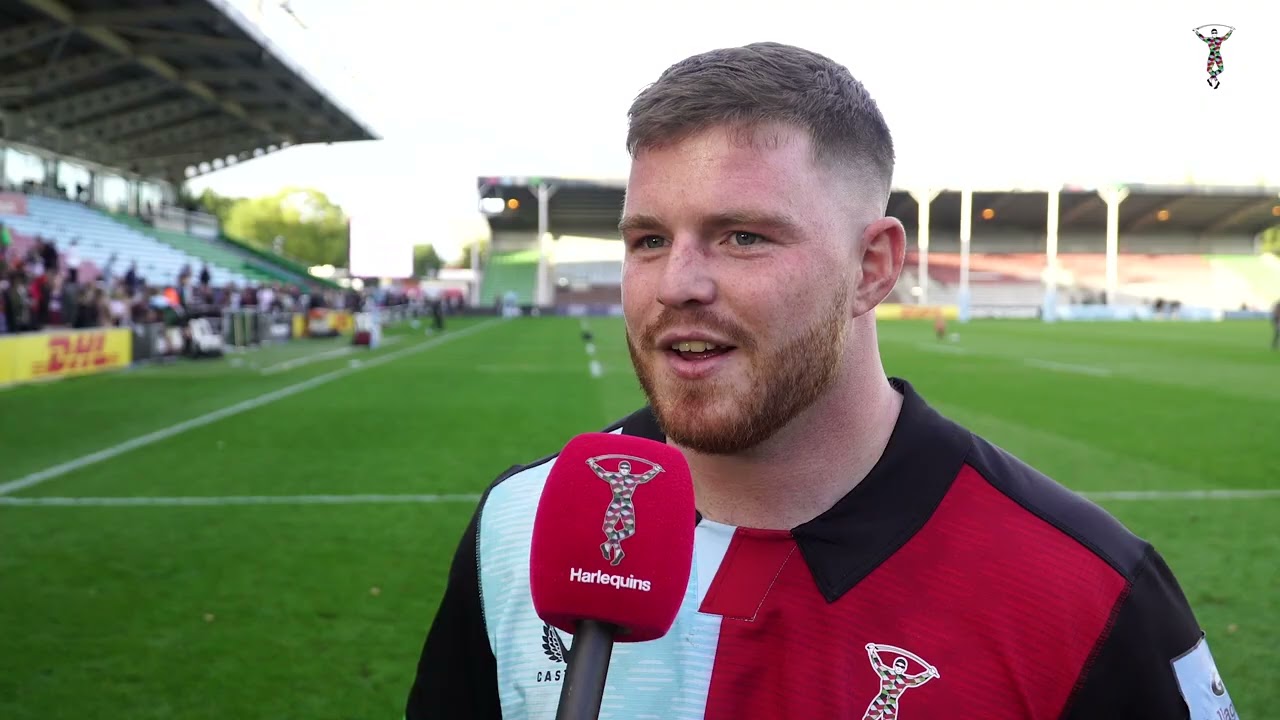 Jack Musk on scoring his first then second try for Harlequins!