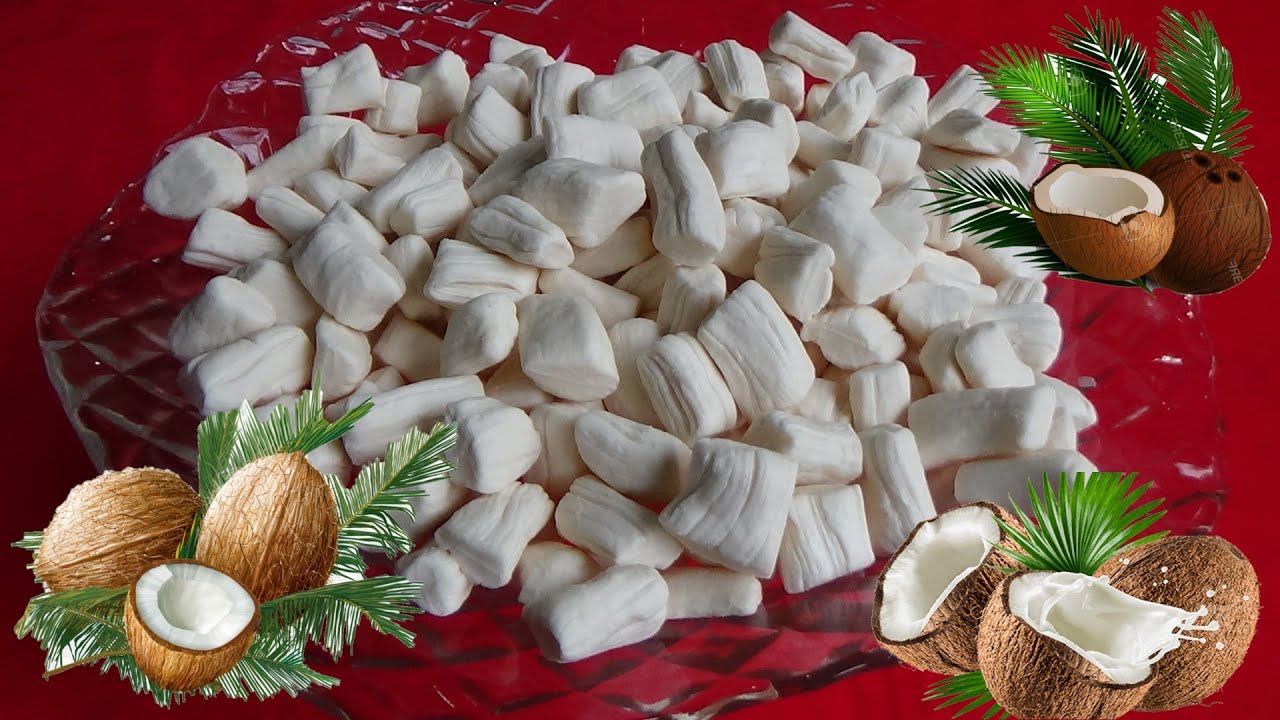 COMO FAZER BALA DE COCO QUE DERRETE NA BOCA!