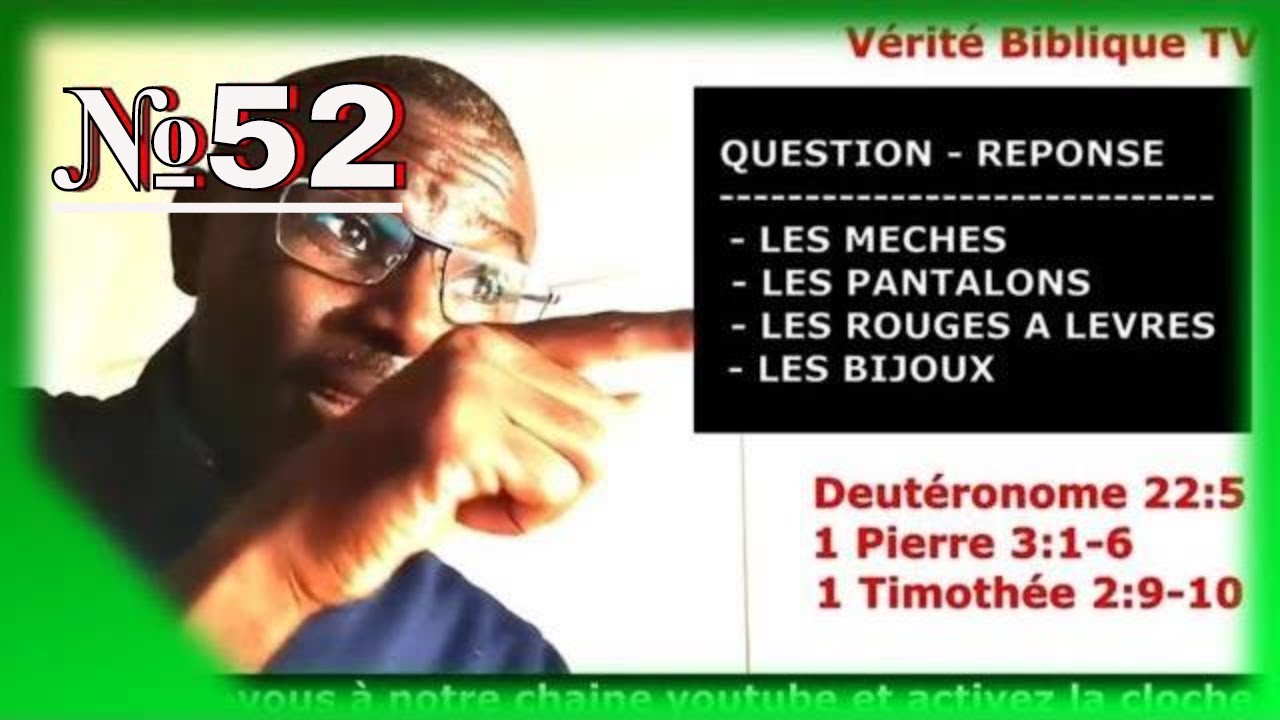🔴 Question/Réponse №2: Les Mèches, Pantalons, Bijoux et Rouge à lèvres - @Vidéo №52
