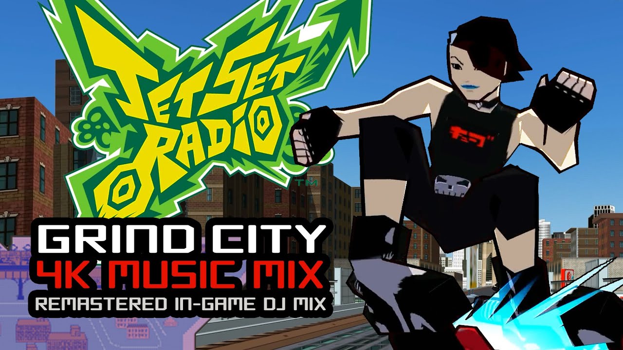 Jet Set Radio Soundtrack: 🦏 Grind City Mix ✚ 🔊 Final Boss (Remastered DJ Transitions + 4K Gameplay)