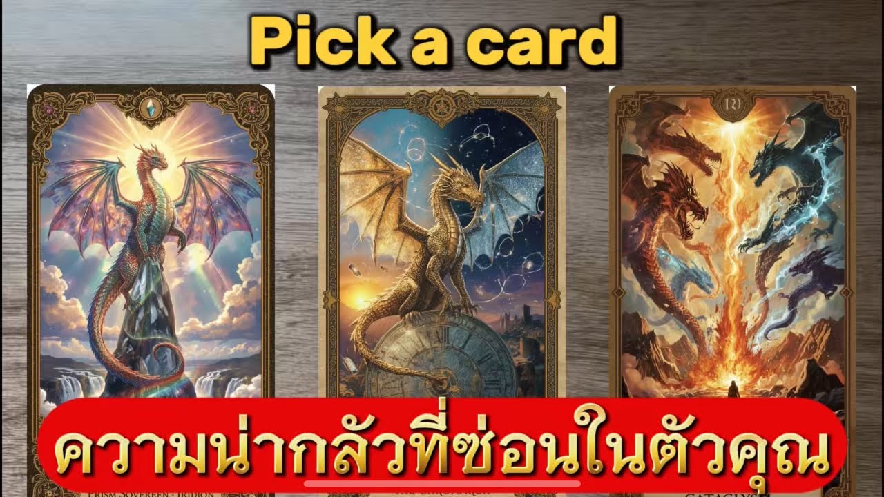 PICK A CARD I ความน่ากลัวที่ซ่อนในตัวคุณ #ดูดวงไพ่ยิปซี #tarot #pickacard