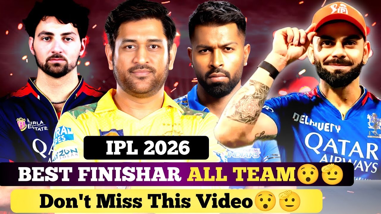 IPL 2026: All Team Finishers 🔥 Last Over Kings of IPL | MS Dhoni, Tim Devid, Hardik Pandya 😱
