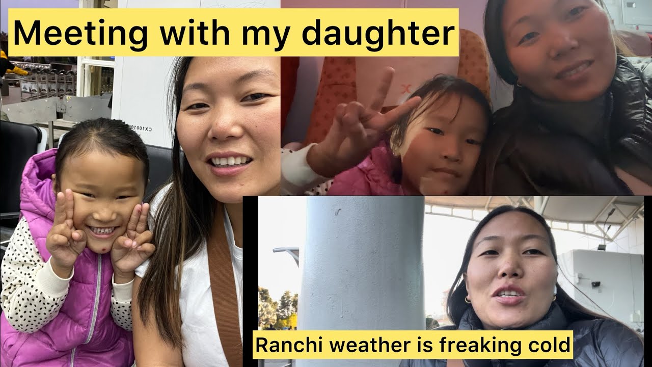 My daughter winter vacation started||meet my daughter||her funny talk||Tibetanvlogger