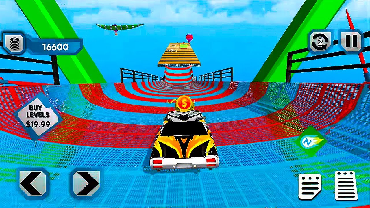 Bull Car Racing Stunts - Mega Ramp Car Games 2021 / Android GamePlay #2