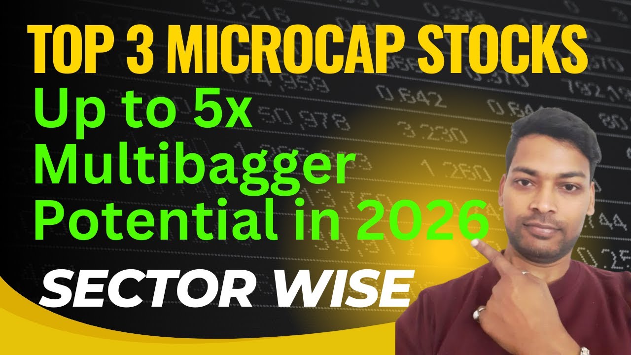 Top 3 Microcap Stocks Upto 5x Multibagger Potential in 2026 | microcap stock analysis