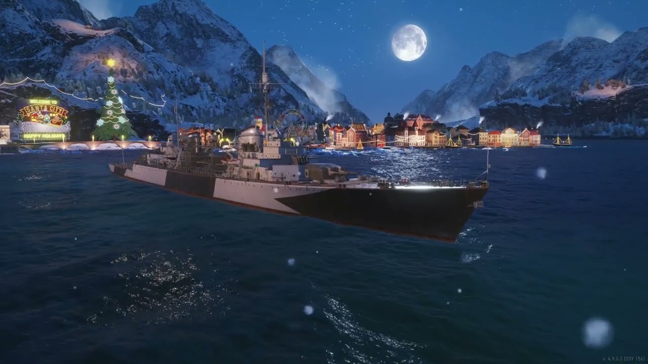 Juiced Christmas Crates and Elbing (World of Warships Legends)