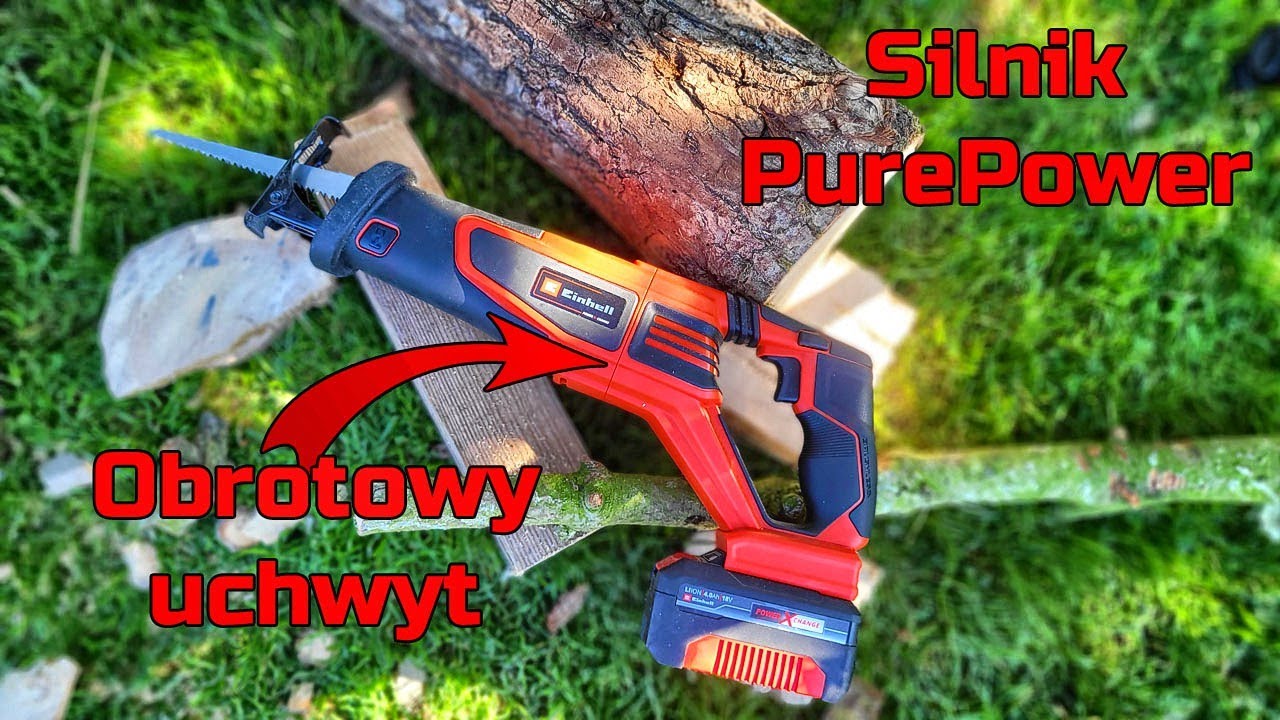 Einhell TE-AP 18/28 LI BL - Bezszczotkowa Pilarka Szablasta z Obrotowym Uchwytem - TEST