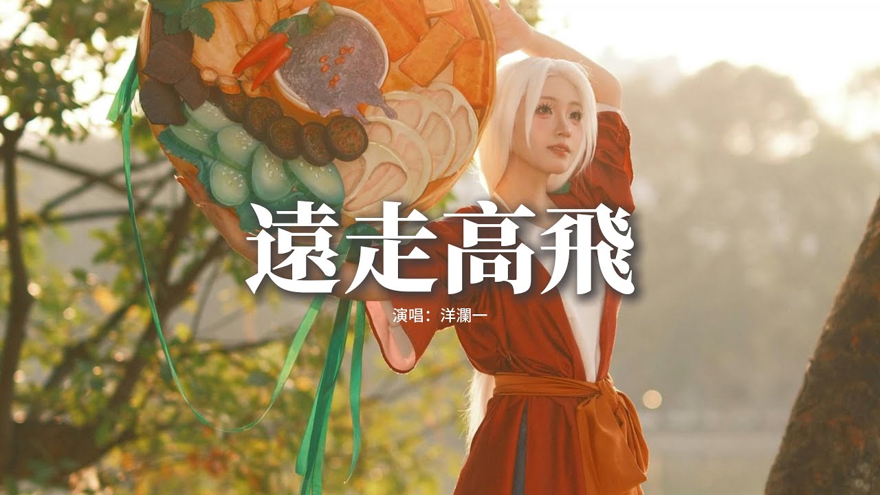 洋瀾一 - 遠走高飛『如果迎着風就飛，俯瞰這世界有多美，讓煩惱都灰飛，別去理會自我藉慰。』【動態歌詞MV】