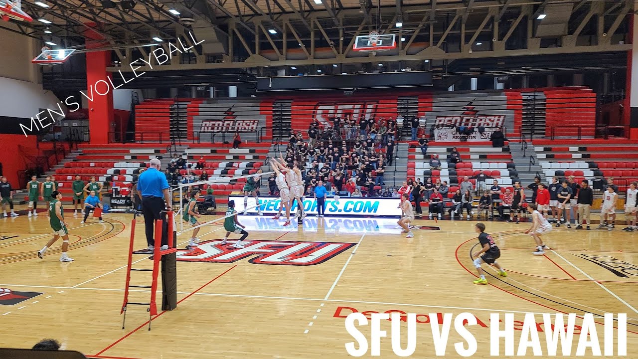 SFU vs HAWAII Men's College Volleyball G1