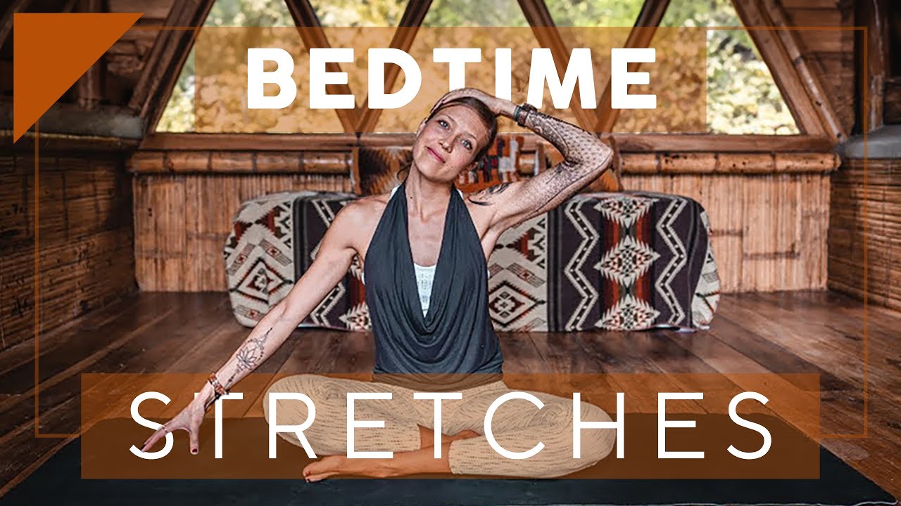 Simple Stretches Before Bed | Bedtime Breathe and Flow Yoga