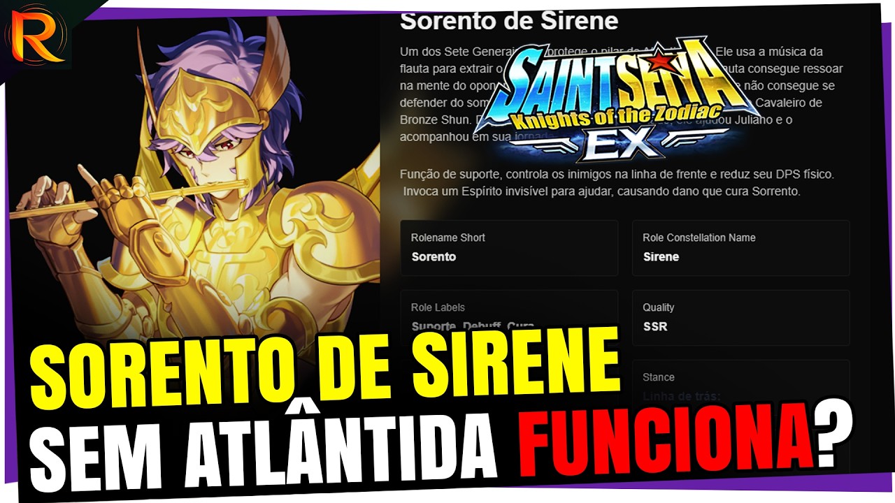 SORENTO SEM ATLÂNTIDA VALE A PENA? A VERDADE SOBRE O PERSONAGEM