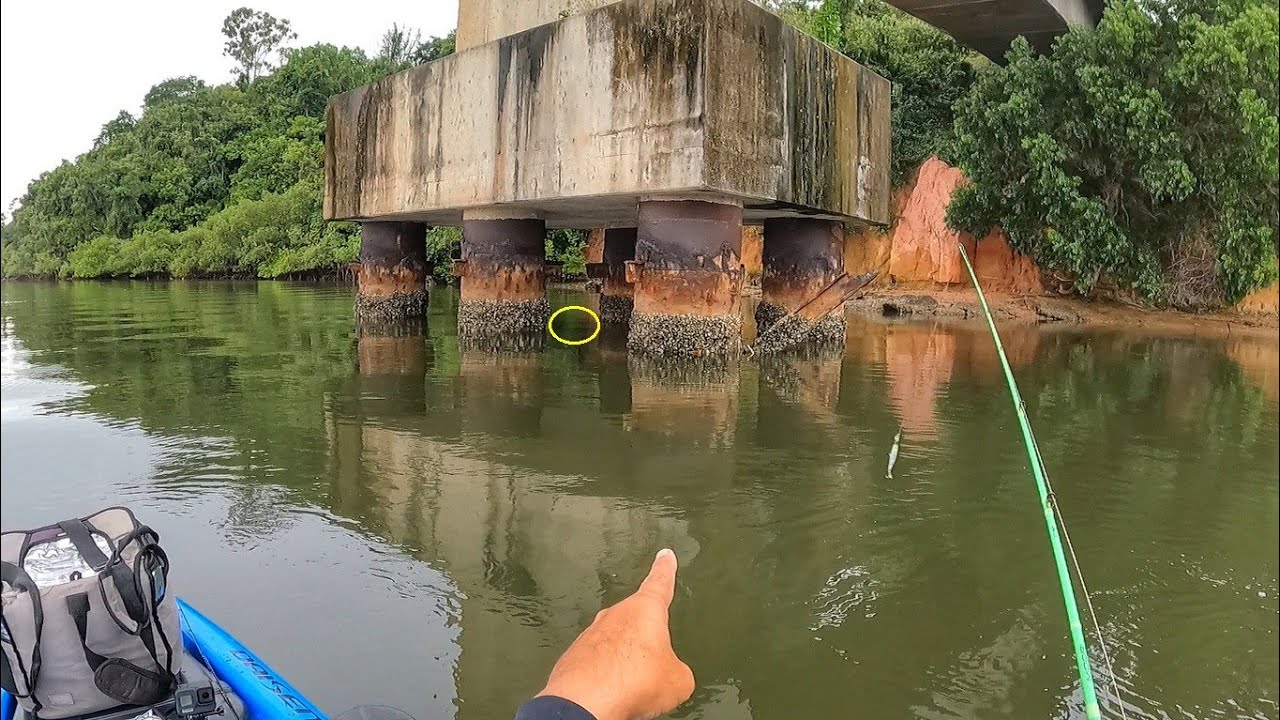 QUEM N&Atilde;O CONHECE PASSA DESPERCEBIDO! Pilar de ponte &eacute; top. Pescaria.