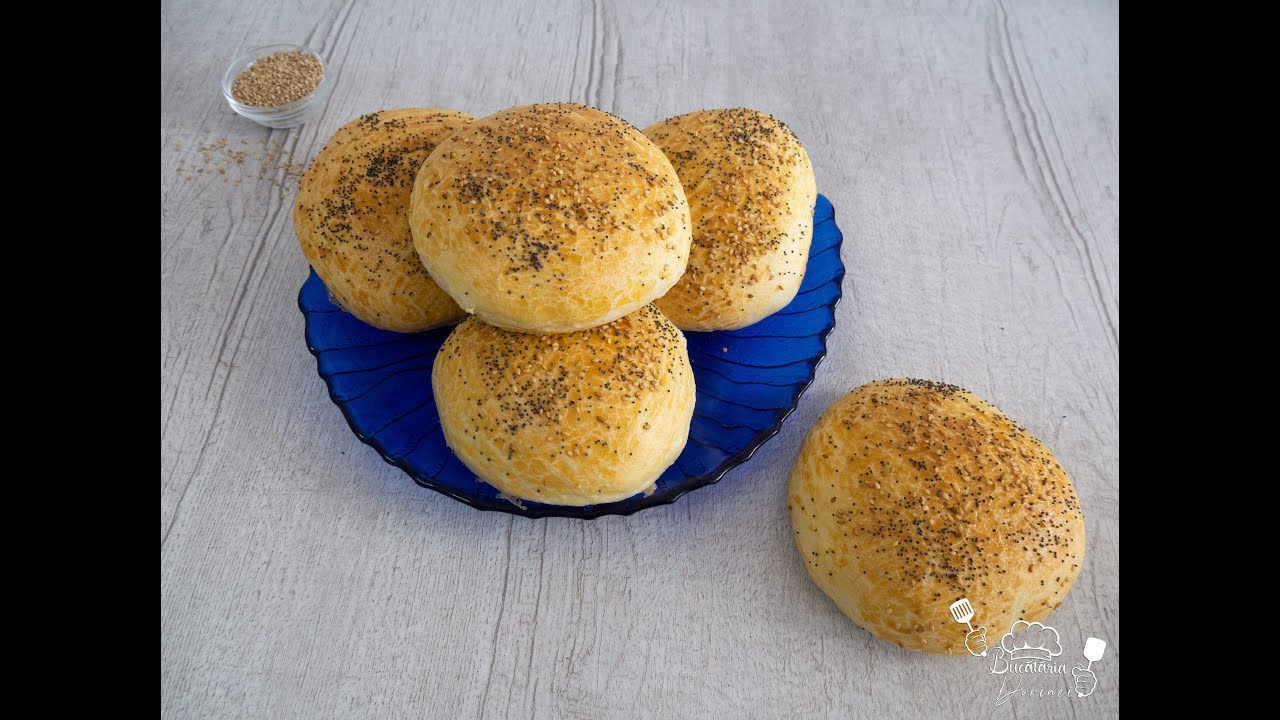 Cele mai pufoase chifle pentru Hamburger / Die besten Hamburger Br&ouml;tchen #22