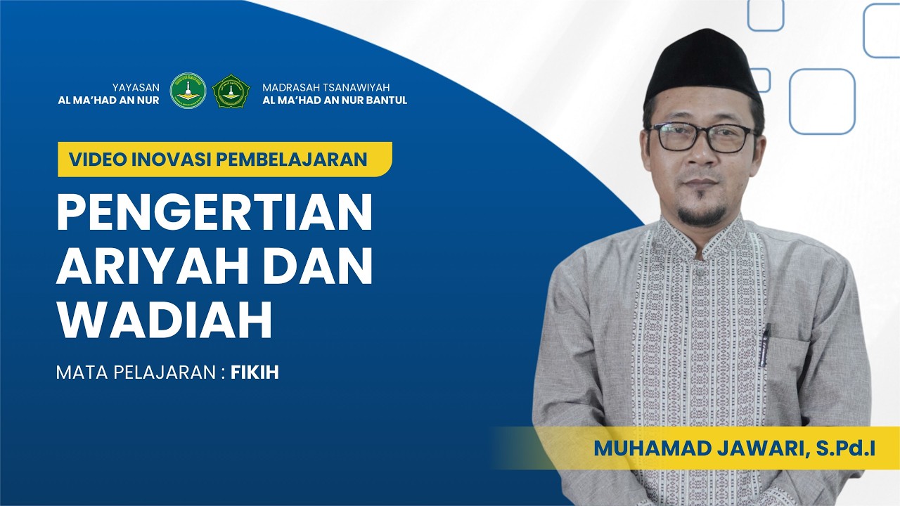 Inovasi Pembelajaran | Muhamad Jawari, S.Pd.I | Fikih | MTs Al Ma'had An-Nur