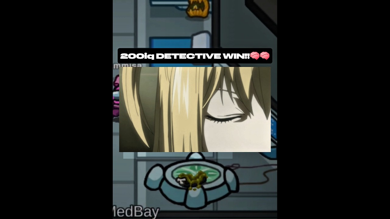 200 iq Misa Among us win 🧠 #amongus #anime #detective #rants #smart #death #misa