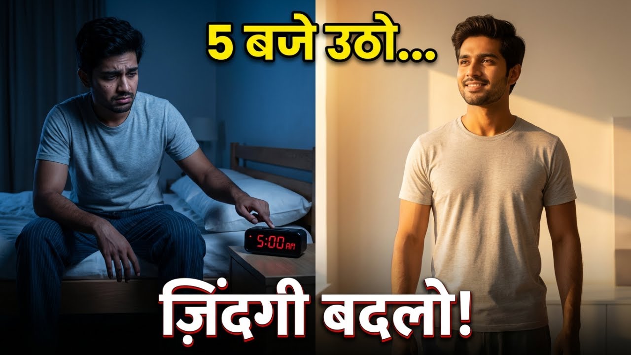 मैंने 5 बजे उठने की आदत डालकर अपनी जिंदगी कैसे बदल दी| Motivational Story Hindi