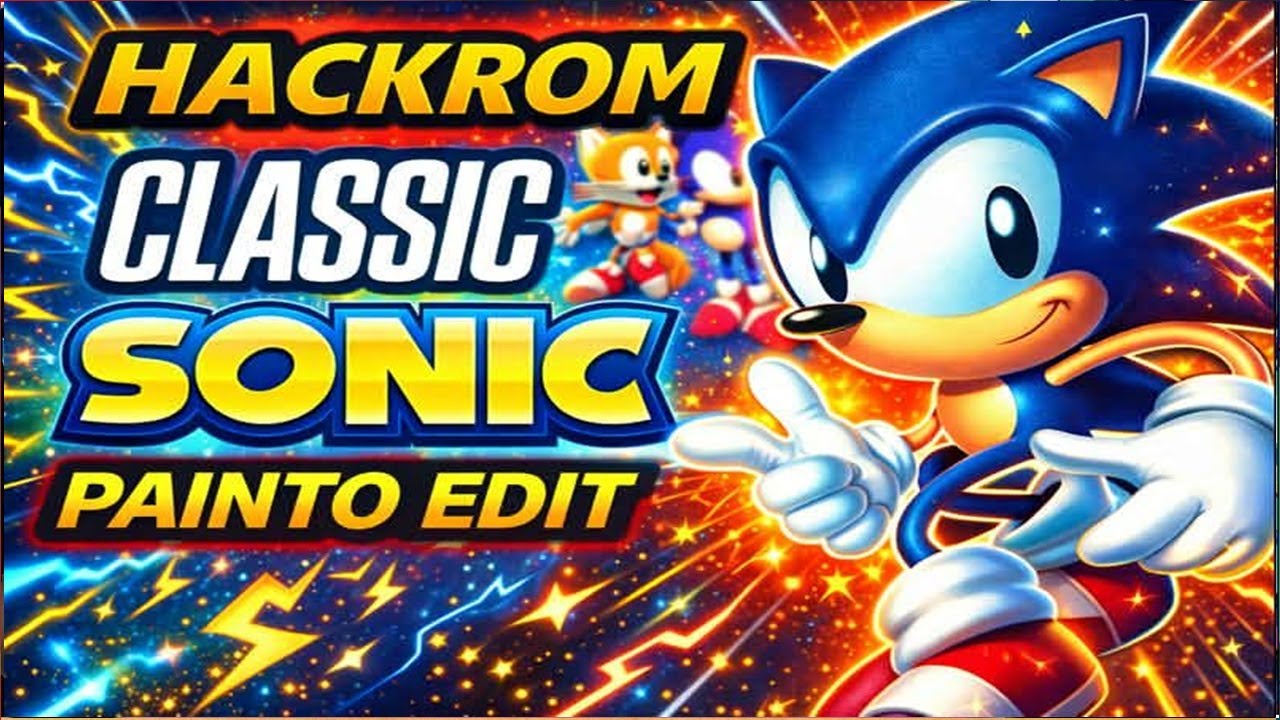 SONIC PAINTO 😲 Hack ROM INSANO que Você NUNCA VIU!