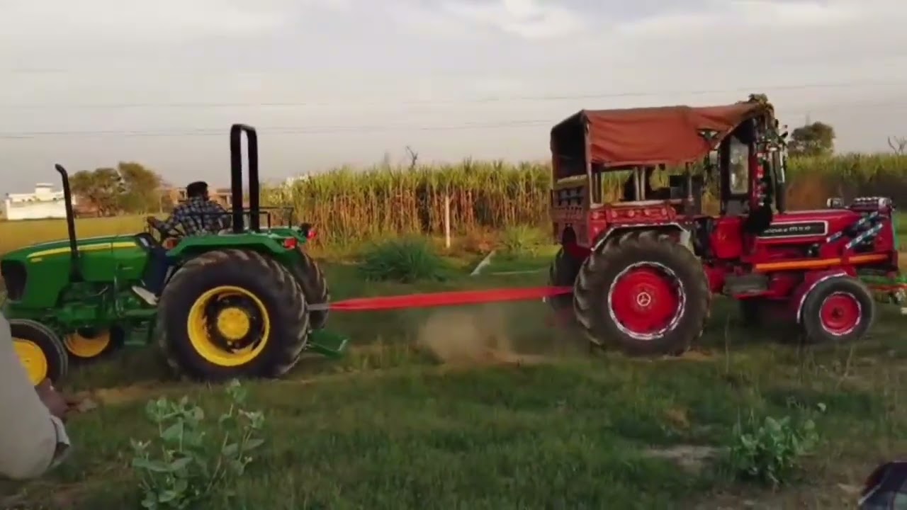 John Deere Di 50 50 Mahindra 575 💪😎