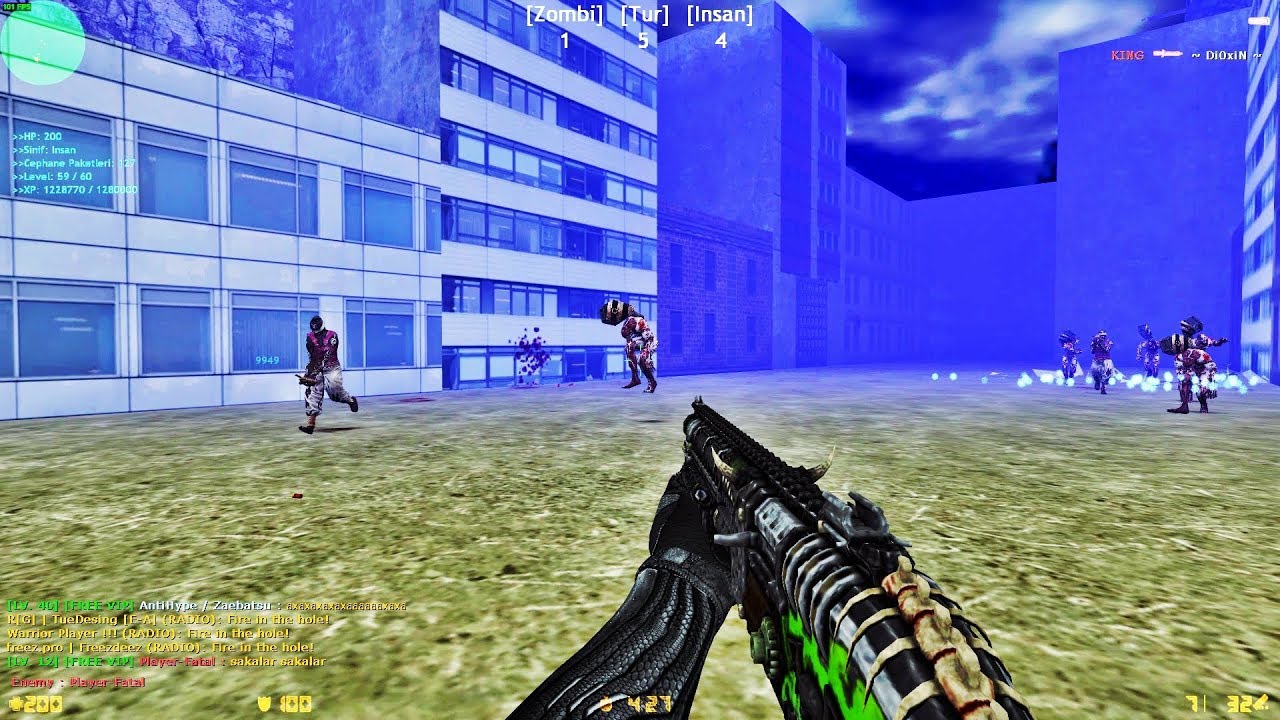 Counter-Strike: Zombie Escape Mod - ze_Dark_Blue_DP [NEW MAP]