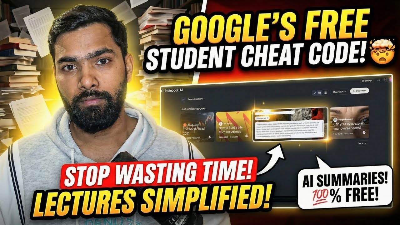 This Free Google AI Just Changed Studying Forever 🤯 (Bye Bye ChatGPT?)