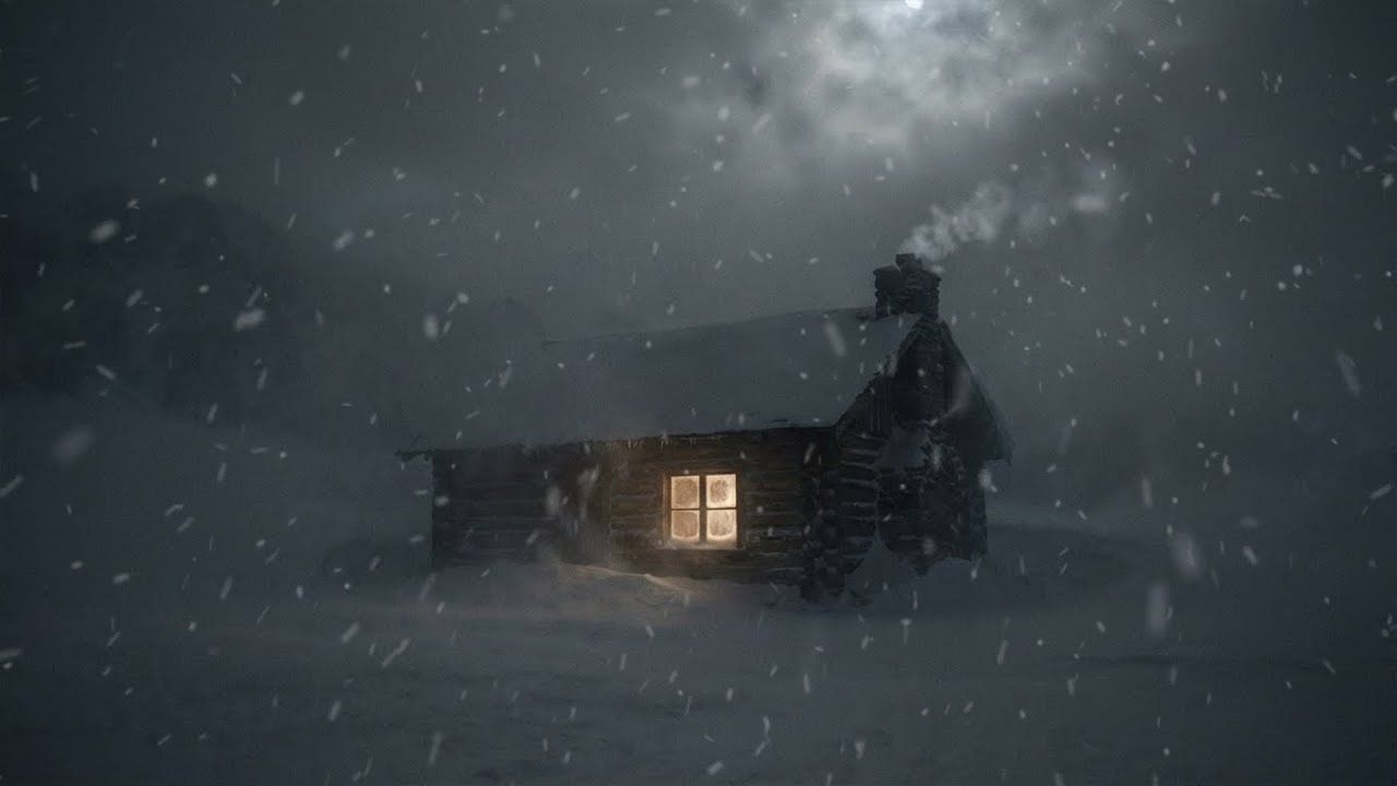 Winter Storm Sounds | Snowfall, Blowing Snow & Howling Wind | Blizzard Sound Effect for Sleep