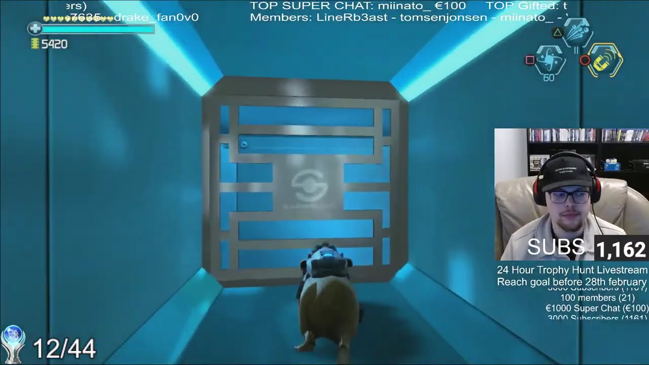 50 PS3 Platinum Trophies before 5k SUBS - G-force 100%