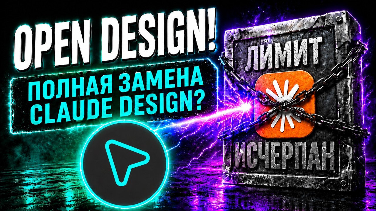 OPEN DESIGN - БЕЗЛИМИТНАЯ ЗАМЕНА CLAUDE DESIGN?
