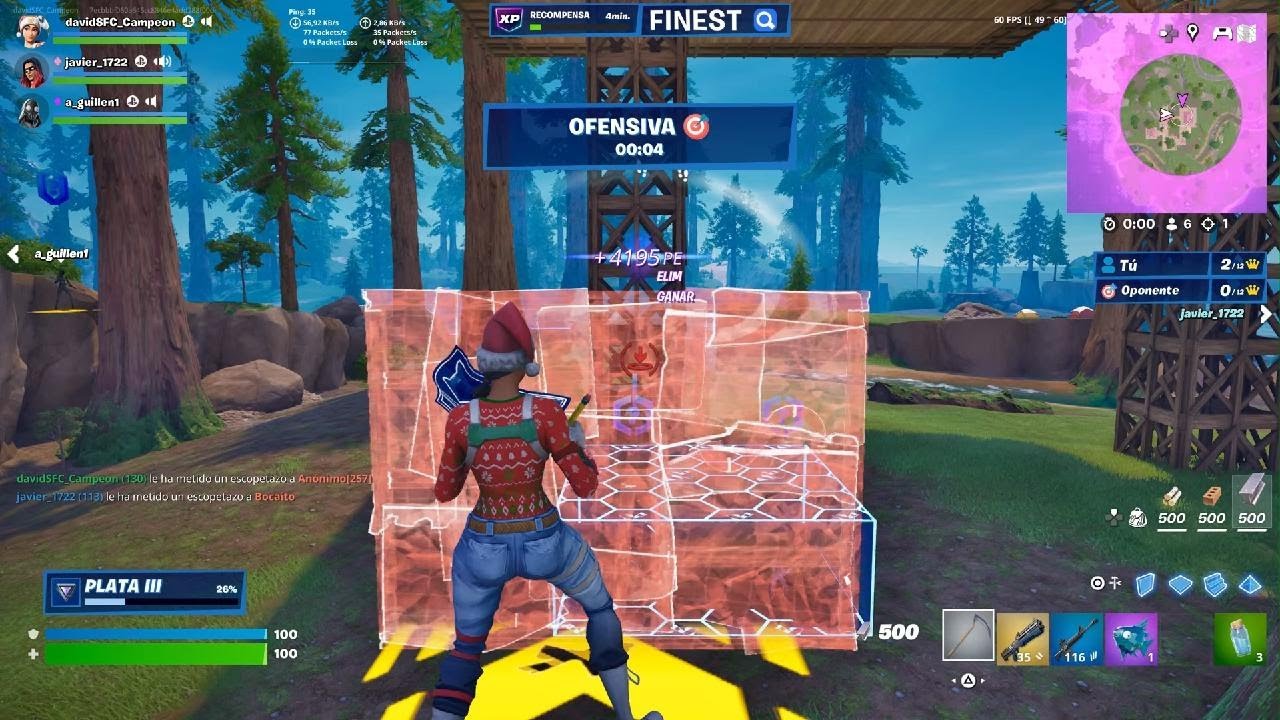 Fortnite 3v3 de realistics.¿Quien ganará?
