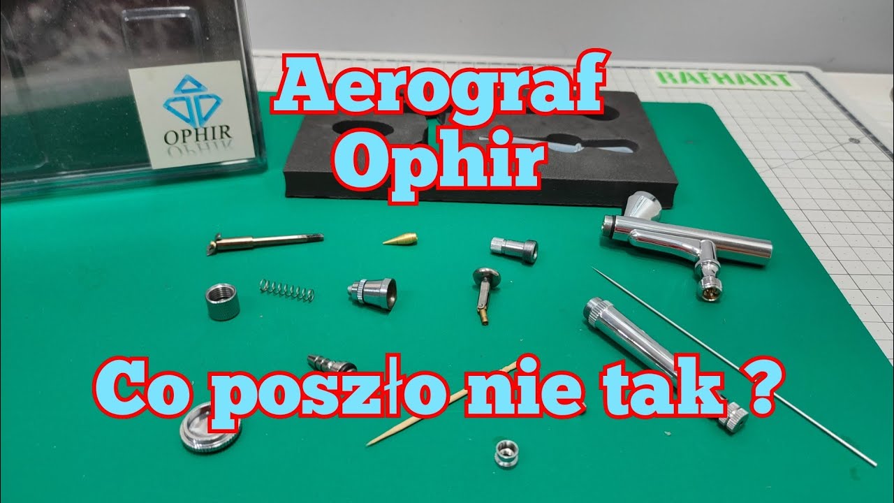 Aerograf , nie maluje prawidłowo