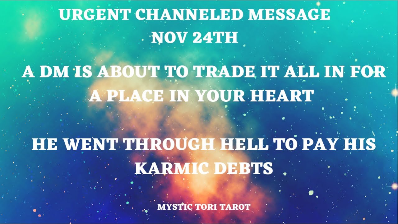 🚨URGENT CHANNELED MESSAGE FROM DM~ I TRADED MY LIFE FOR YOU..JUST SAY YES TO FOREVER PLEASE🚨