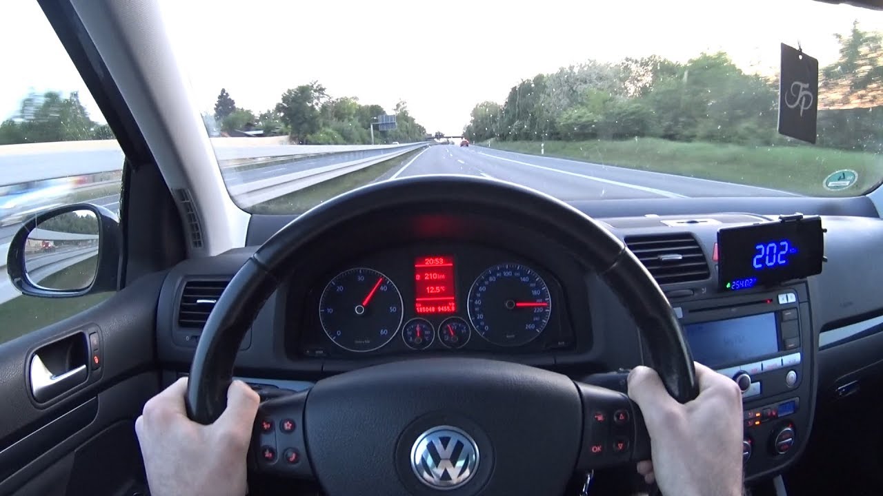 2006 VW Golf V GT 2.0TDI - short fast test drive | POV