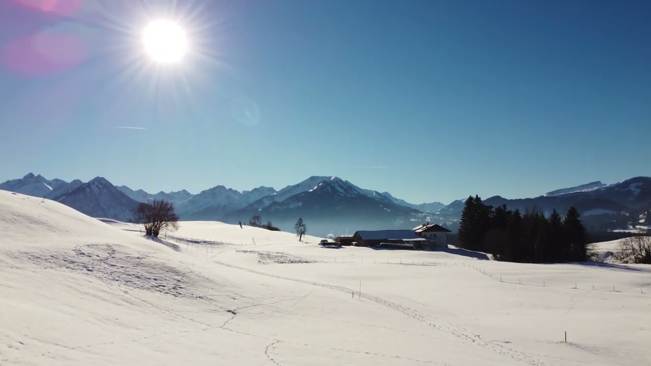Oberstdorf im Winter | Allgäu | Bayern | Drohne | DJI Mini 2 | GoPro Hero 10 Black