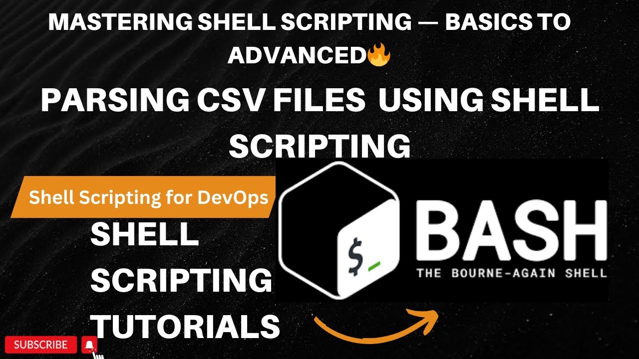Shell Scripting Tutorial for Beginners – Day 10 | Read CSV File Line by Line Using Bash Script