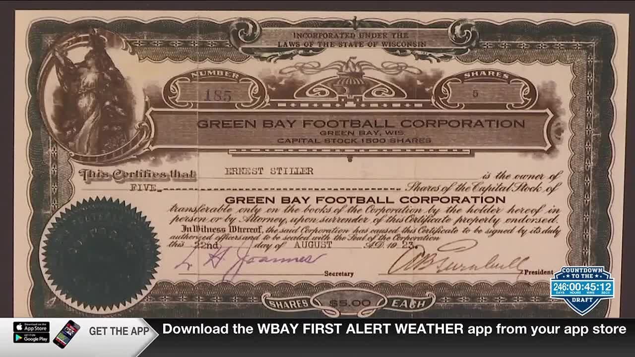 Countdown 2 The Draft: Packers&rsquo; original 1923 certificate of membership up for auction
