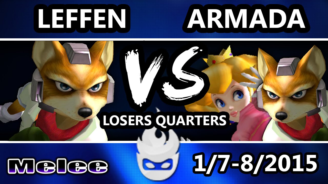 Paragon 2015 - Leffen (Fox) Vs. [A] Armada (Peach, Fox) SSBM Losers Quarters - Melee