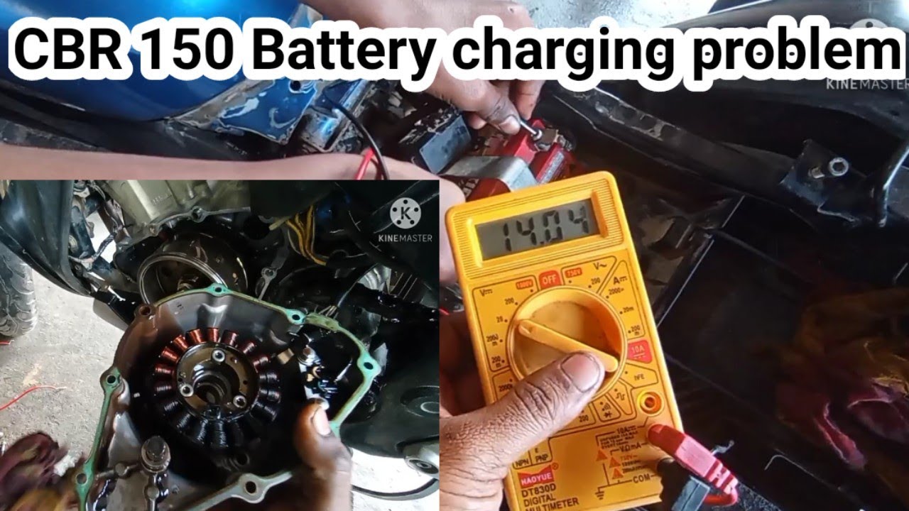 CBR 150R Bike battery charging / starting and Wiring problem solved.@RobiMotorGarage