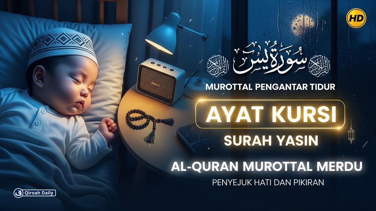BACAAN MERDU SURAH YASIN سورة يس | AYAT SUCI AL-QURAN PENGANTAR TIDUR PENENANG HATI DAN PIKIRAN
