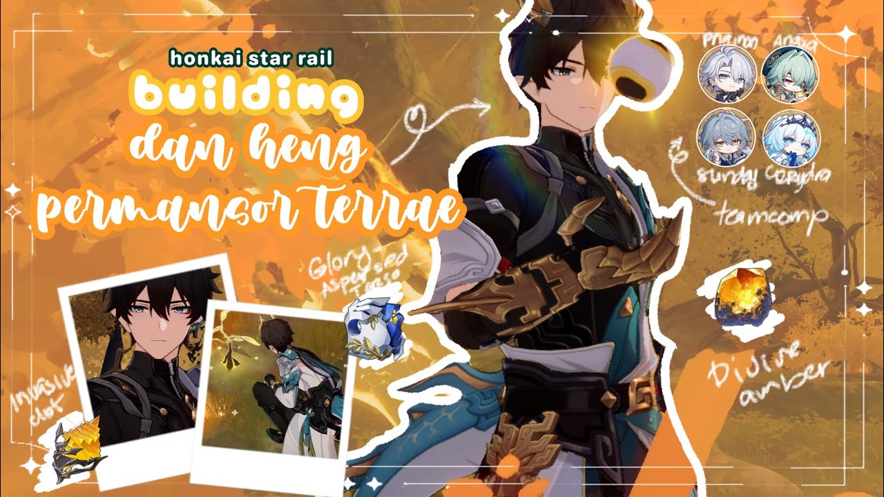 ᯓ 🌳 building dan heng permansor terrae + pure fiction run ⋆˚˖° • cozy honkai star rail gameplay 