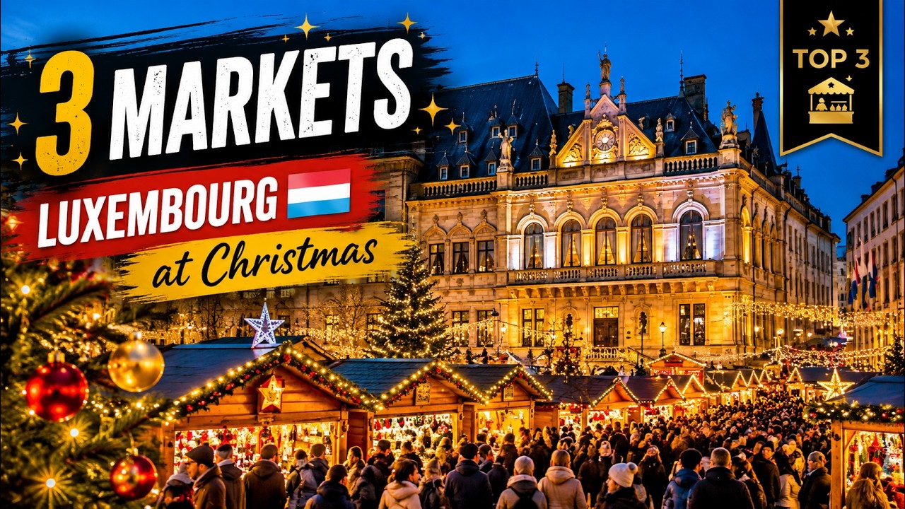 Luxembourg City Christmas Magic: Top 3 Christmas Markets & Royal Palace Tour