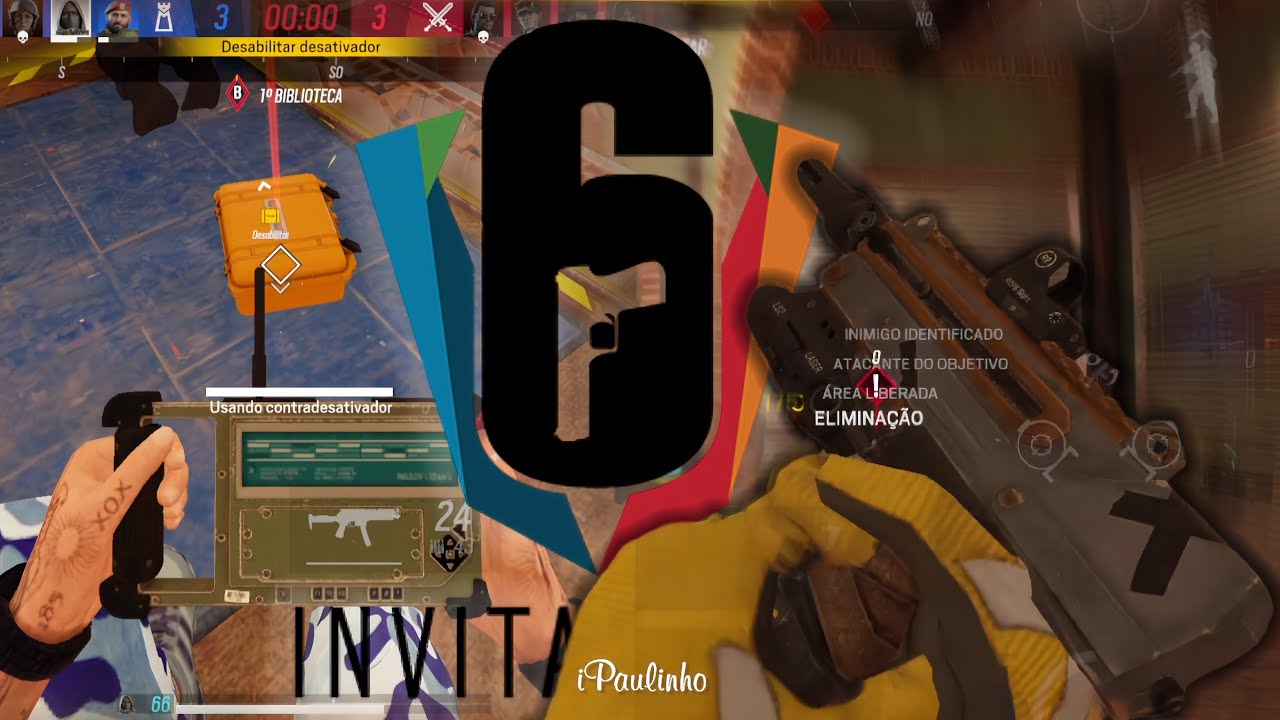 ESSA PARTIDA PARECIA FINAL DA SIX INVITATIONAL - RAINBOW SIX MOBILE